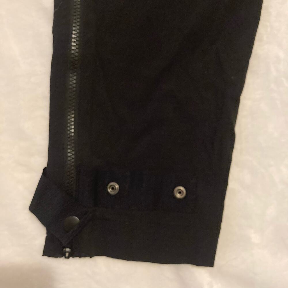 Athleta Trekkie Belted Black Hiking Commute Travel Pants Size 10 - Picture 12 of 14